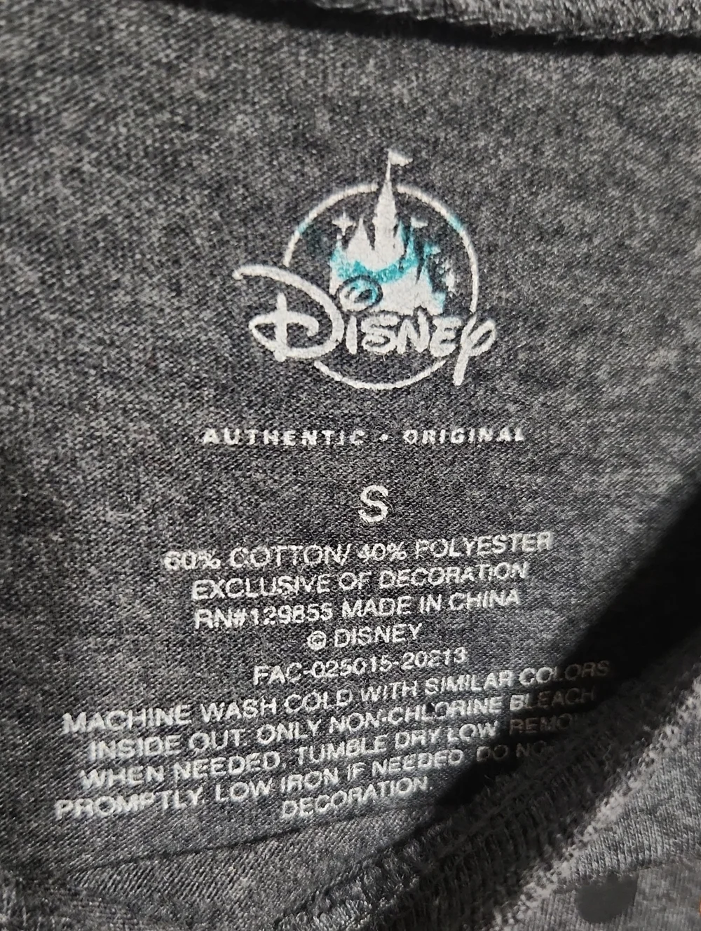 Disneyland Tee with Gold Sequin 
